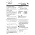 HITACHI VTFX440EUK Owner's Manual cover photo