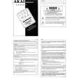 AKAI E1_HEADRUSH Owner's Manual cover photo