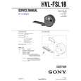SONY HVLFSL1B Service Manual cover photo
