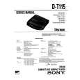 SONY DT115 Service Manual cover photo