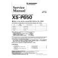 PIONEER XSP550 Service Manual cover photo