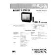 SONY KVM2120 Service Manual cover photo