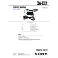 SONY XACC1 Service Manual cover photo
