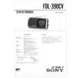 SONY FDL390CV Service Manual cover photo