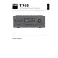 NAD T765 Owner's Manual cover photo
