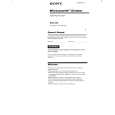SONY BM535 Owner's Manual cover photo
