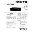 SONY TC190 Service Manual cover photo
