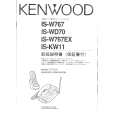 KENWOOD IS-WD70 Owner's Manual cover photo