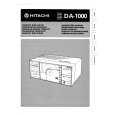 HITACHI DA-1000 Owner's Manual cover photo