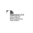 NAKAMICHI LX-3 Owner's Manual cover photo