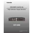 TOSHIBA DST3000 Owner's Manual cover photo