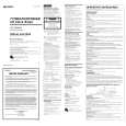 SONY ICFCD843V Owner's Manual cover photo
