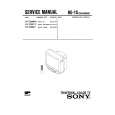 SONY KVT29SF11 Service Manual cover photo