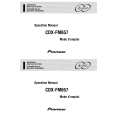 PIONEER CDX-FM657 Owner's Manual cover photo