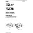 SONY BM-88 Owner's Manual cover photo