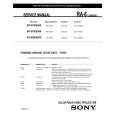 SONY KP-51WS500 Owner's Manual cover photo