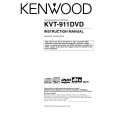 KENWOOD KVT911DVD Owner's Manual cover photo