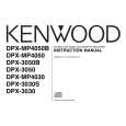 KENWOOD DPX-3030 Owner's Manual cover photo