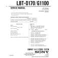 SONY LBT-D170 Service Manual cover photo