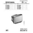 SONY KV29X5E Service Manual cover photo