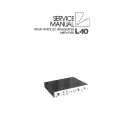 LUXMAN L10 Service Manual cover photo