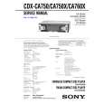 SONY CDXCA750 Service Manual cover photo