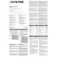 ALPINE DDC-F17C Owner's Manual cover photo