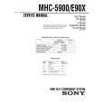SONY MHC-5900 Service Manual cover photo