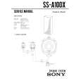 SONY SS-A10DX Service Manual cover photo