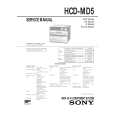 SONY HCDMD5 Service Manual cover photo