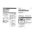 SONY STR-AV210 Owner's Manual cover photo