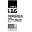 ONKYO T488F Owner's Manual cover photo
