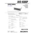 SONY AVDK800P Service Manual cover photo