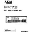 AKAI MX73 Owner's Manual cover photo