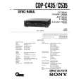 SONY CDPC535 Service Manual cover photo