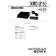 SONY XMC-U150 Service Manual cover photo