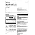 SONY PSLX120 Owner's Manual cover photo
