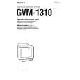 SONY GVM-1310 Owner's Manual cover photo