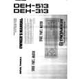 PIONEER DEH313 Owner's Manual cover photo