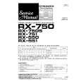 PIONEER RX-550 Service Manual cover photo