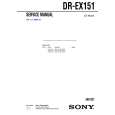 SONY DREX151 Service Manual cover photo