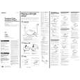 SONY D-E551 Owner's Manual cover photo