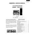 ONKYO CHR185X Service Manual cover photo