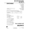 SONY MHCR700 Service Manual cover photo