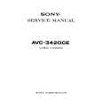 SONY AVC3420CE Service Manual cover photo