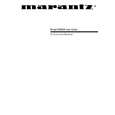 MARANTZ SR5000 Owner's Manual cover photo