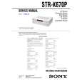 SONY STRK670P Service Manual cover photo