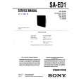 SONY SAED1 Service Manual cover photo