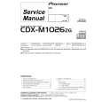 PIONEER CDXM1026zg Service Manual cover photo