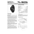 PIONEER TL-1601B/E Owner's Manual cover photo